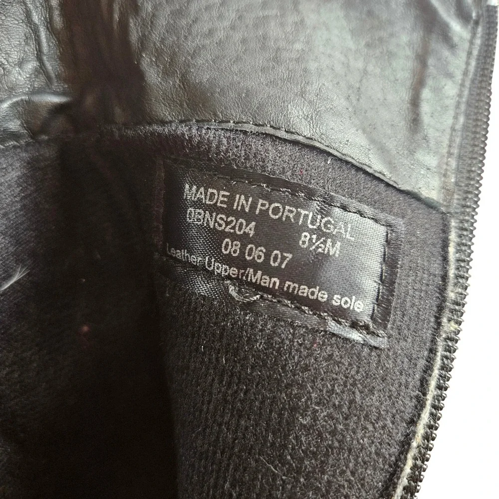 L.L. Bean stitched leather riding boot, black,‎ women's 8.5M - Picture 7 of 7